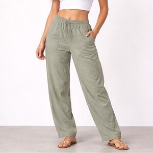 Frank And Oak Linen Drawstring Pants